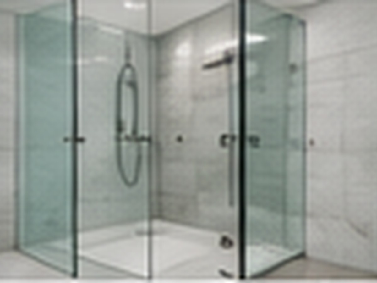 Shower glass frameless kaca tempered